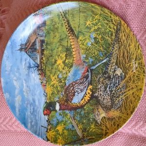 Wayne Anderson Upland Birds of North America, limited edition, collector's plate